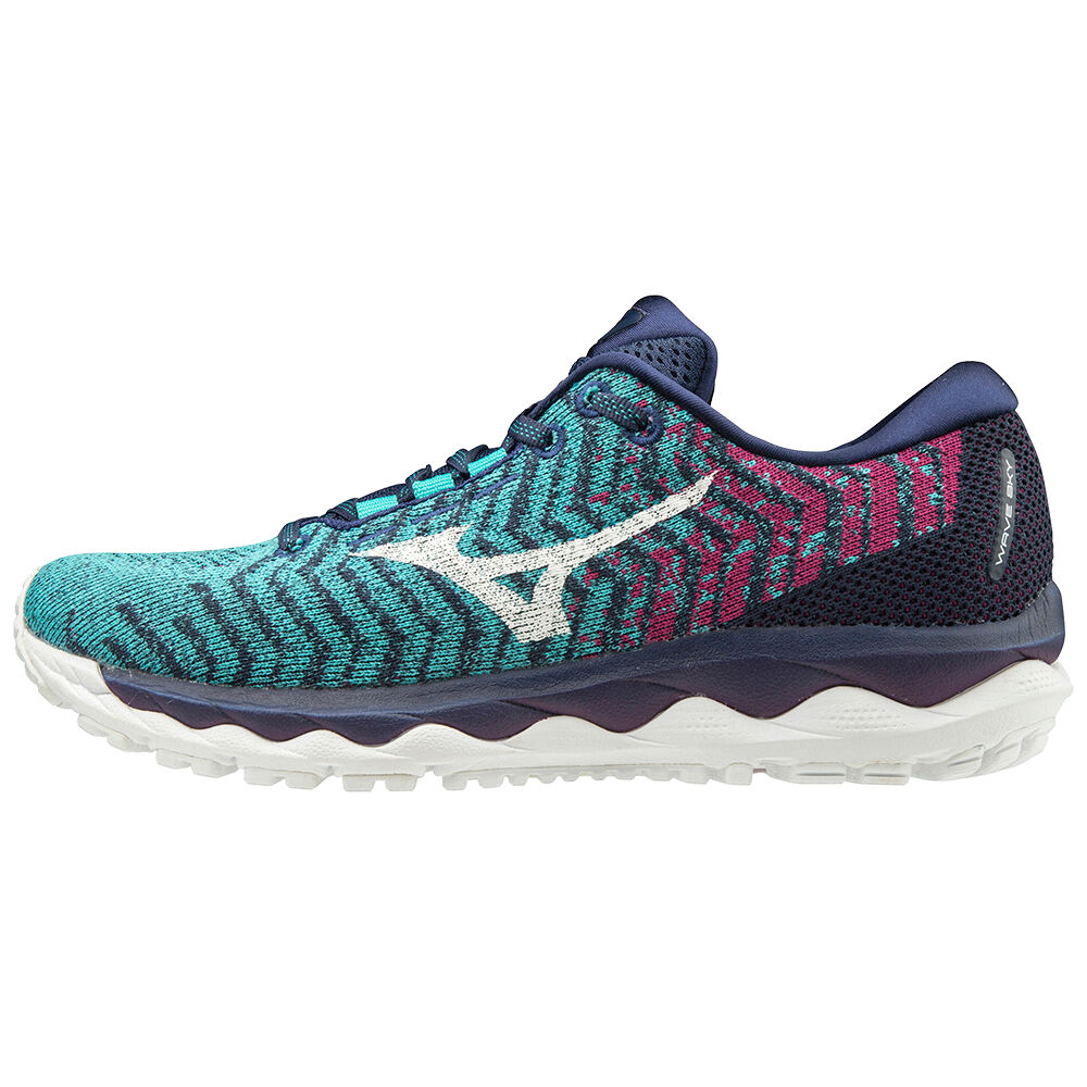 Mizuno WAVE SKY WAVEKNIT 3 Női Futócipő Kék/Lila ONA820367